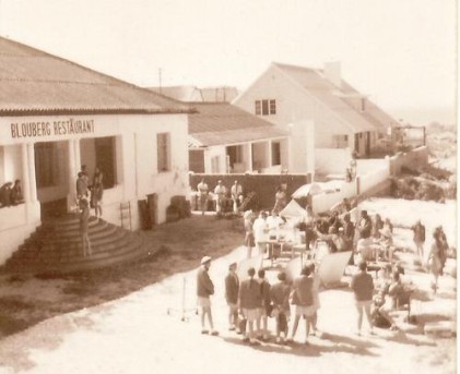 Il ristorante e The Windrose sullo sfondo nel 1950 ca